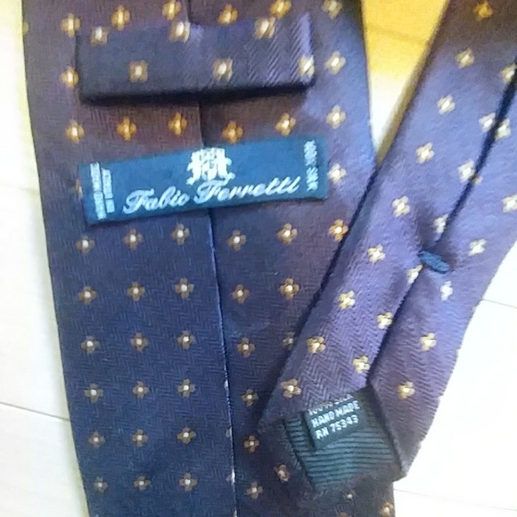 Fabio Ferretti Handmade in Italy Silk Tie. NWOT - Picture 2 of 8